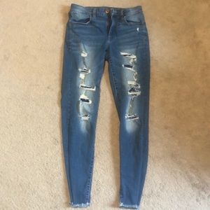 American Eagle Super stretch high-rise jegging